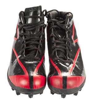 2012 Roddy White Game Worn Reebok Cleats Used During His Record Breaking Game (White LOA)